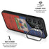 Haiti Flag Dark Wood Galaxy S24 FE Kickstand Case